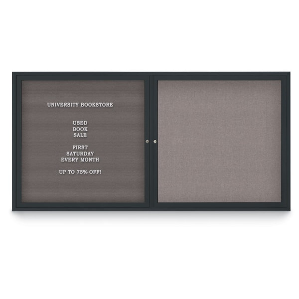 Corkboard, 18"x24", Rubber/Satin